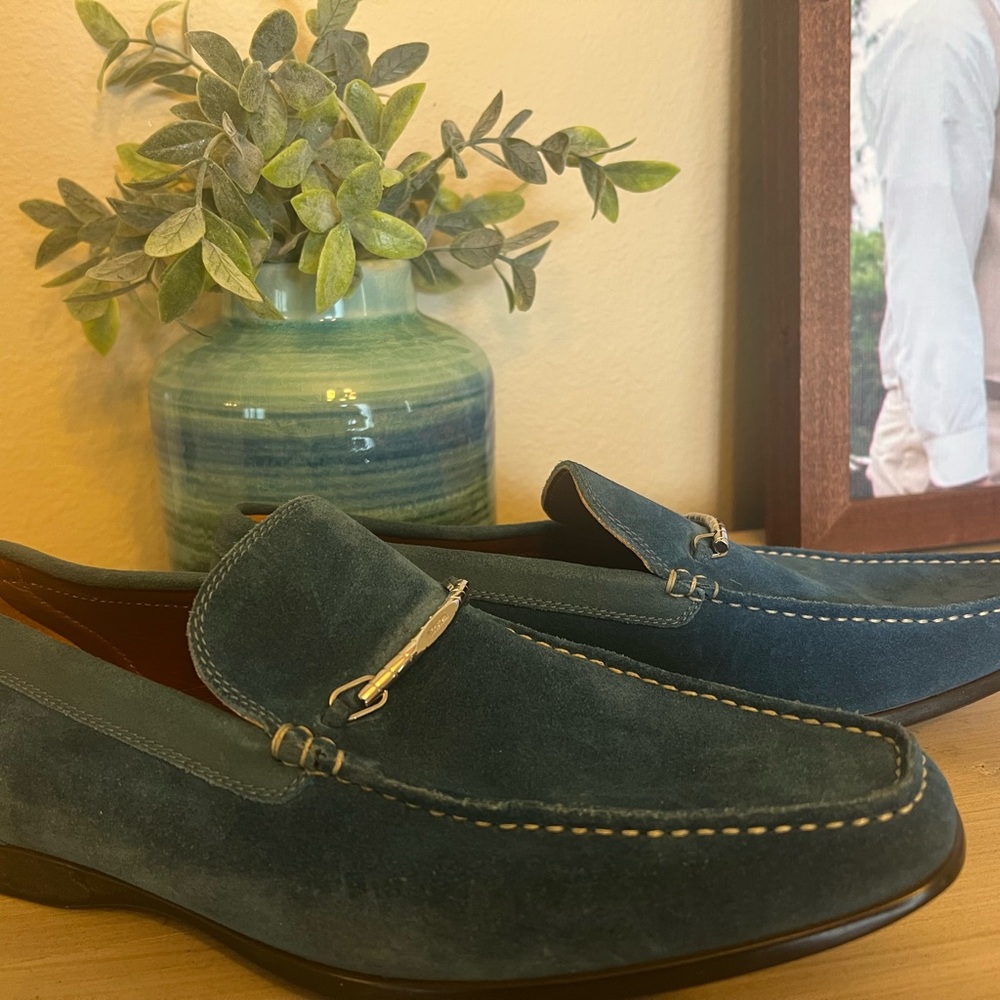 A.Testoni Italian Suede Shoes